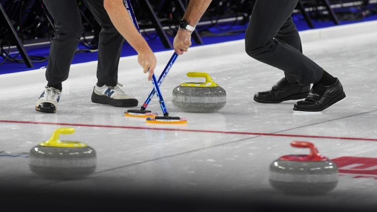 how do brushes affect the stone's path in olympic curling?