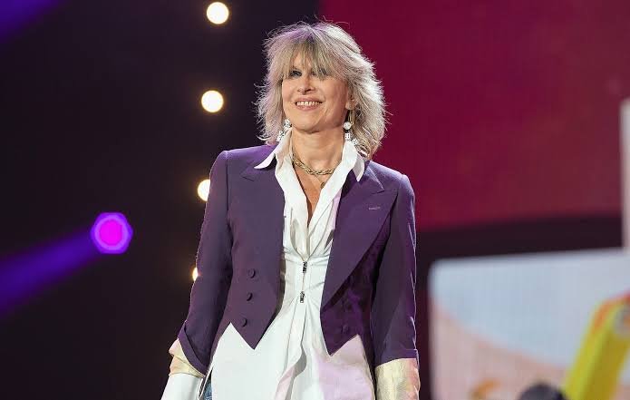 Chrissie Hynde performing live with The Pretenders in a recent concert.